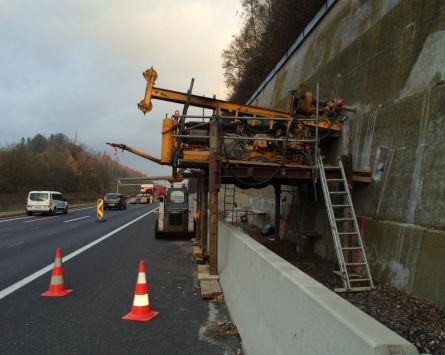 Geotechnische Voruntersuchung von geankerten Stützkonstruktionen - A09 Pyhrn Autobahn